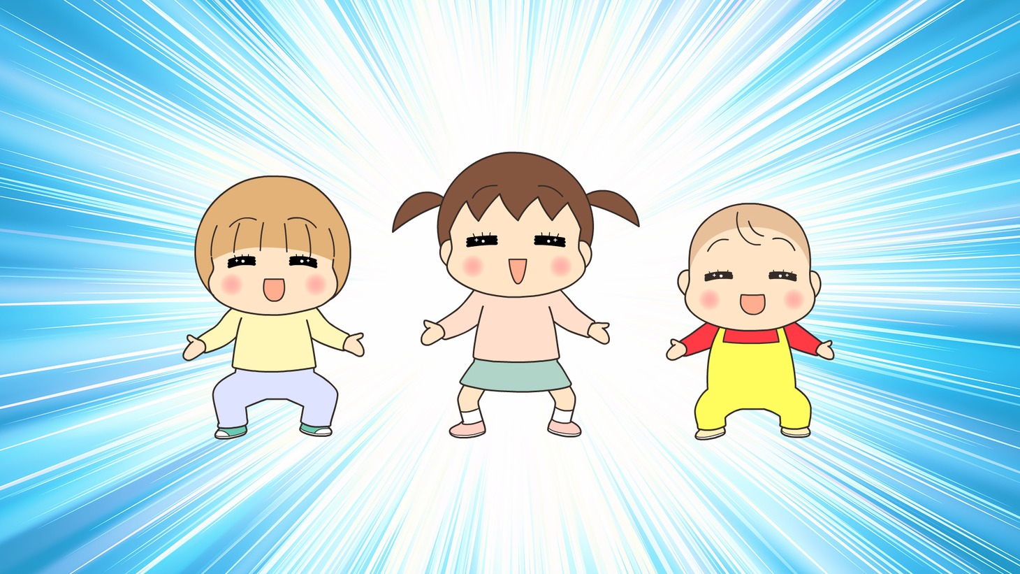 「えいが うちの3姉妹」より。(c)松本ぷりっつ/主婦の友社 (c)2019東映まんがまつり製作委員会