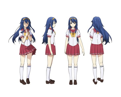 波多乃神奈（CV：内田真礼）のキャラクタービジュアル・全身。