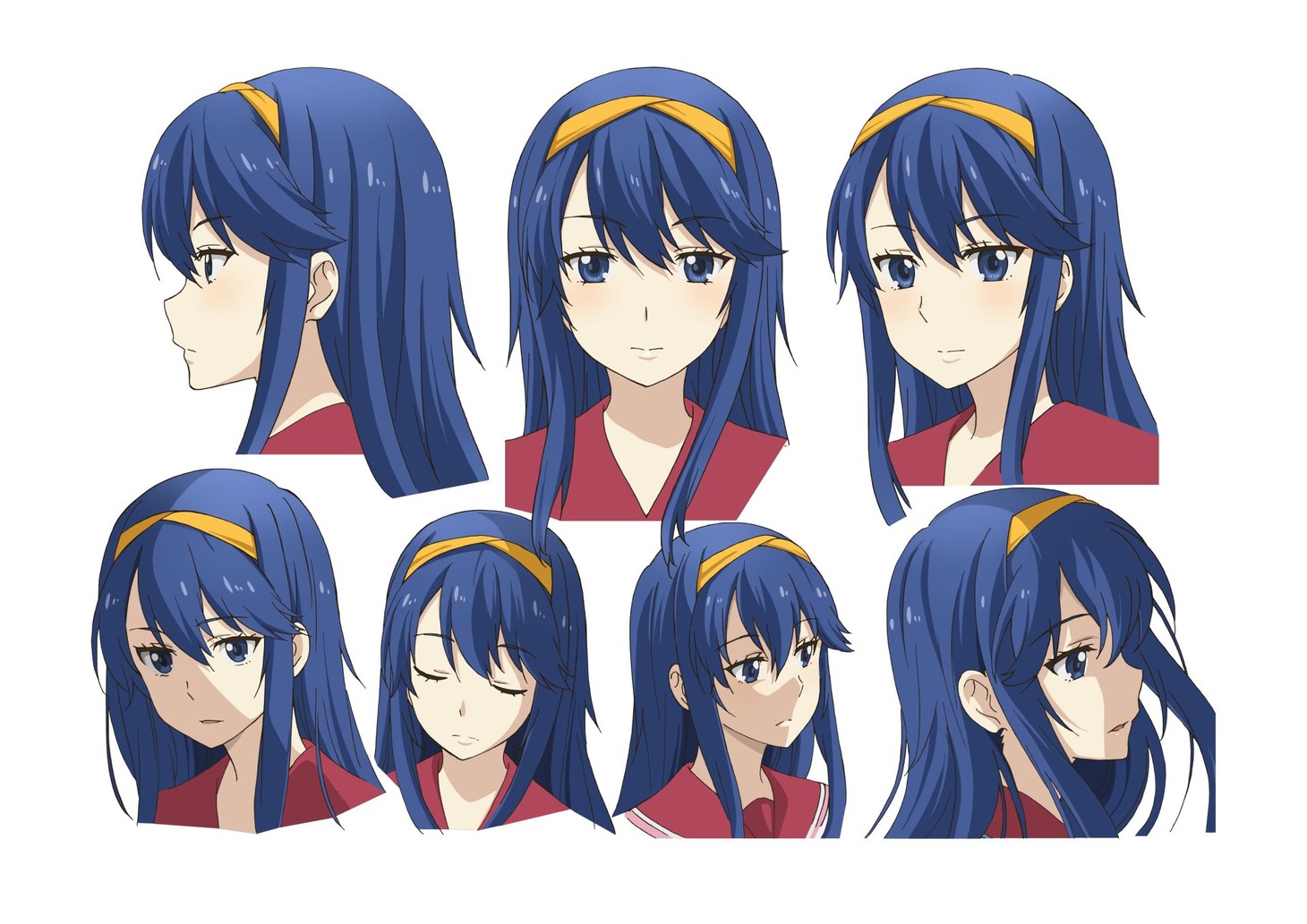 波多乃神奈（CV：内田真礼）のキャラクタービジュアル・表情集。