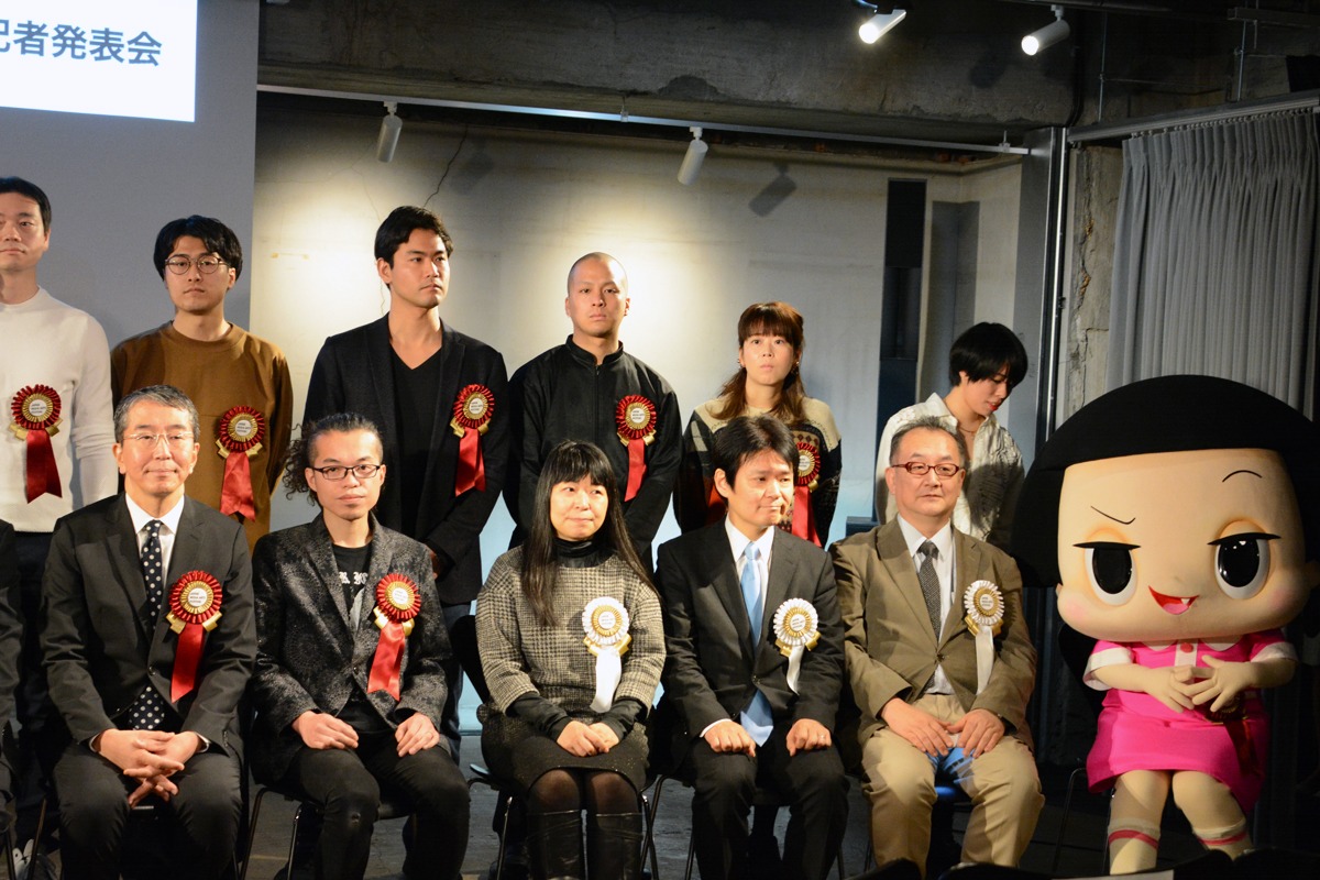 第22回文化庁メディア芸術祭の記者発表会より。