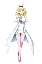 波多野マリナ（CV：高田憂希）。他人が嫌いで、ぶっきらぼうですぐ睨む。治療行為はするものの、実際はかなり不本意である。白衣姿なのに誰も安心しない氷の美女。魔道の分類は「怠惰（アケディア）」で、テーマは「庇護（アサイラム）」。