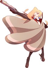 ルイーズ（ドロンジョ）（CV：甲斐田裕子）。街の酒場で働くウェイトレス。保安官の剛とは旧知の中で、彼を心配してか何かと世話を焼こうとする。見た目は怖そうだが、とてもいい人。