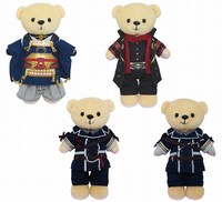 「『刀剣乱舞-ONLINE-』くまめいと」より、三日月宗近、加州清光、鯰尾藤四郎、骨喰藤四郎。