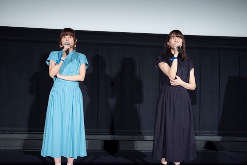 「劇場版 ダンジョンに出会いを求めるのは間違っているだろうか - オリオンの矢 -」ヒット御礼舞台挨拶の様子。