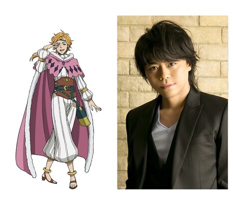 キルシュ・ヴァーミリオン役の浪川大輔。