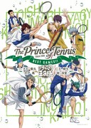 「テニスの王子様 BEST GAMES!! 乾・海堂 vs 宍戸・鳳/大石・菊丸 vs 仁王・柳生」のビジュアル。