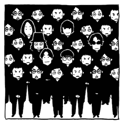 青木俊直によるイメージイラスト。