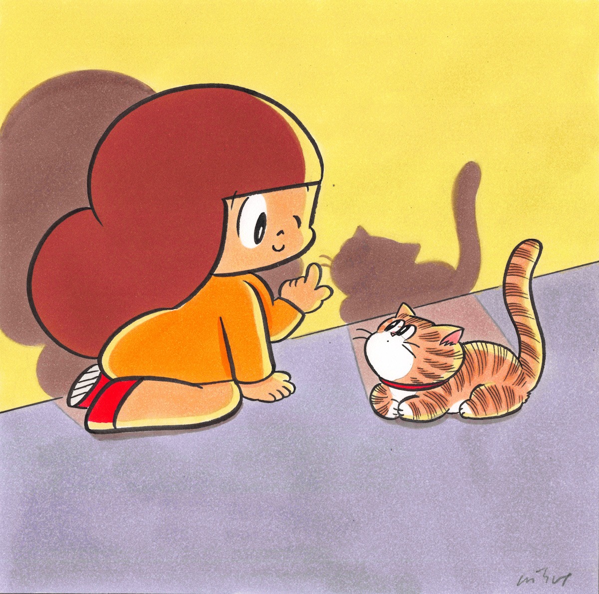 「I like you. I like even your shadow!」