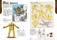 「学研の図鑑 キン肉マン『超人』」より。変身をする超人は変身体まで掲載。