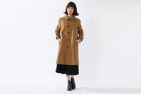 宜野座伸元モデルのアウター使用イメージ。