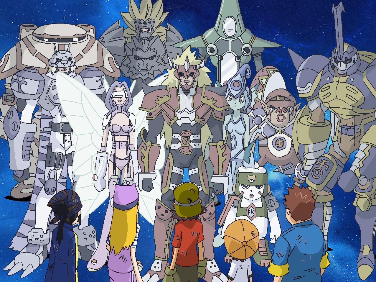 アニメ「デジモンフロンティア」より。