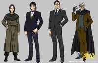 左から白金、ディーン・メーストル、才賀貞義、フェイスレス（CV：古川登志夫）