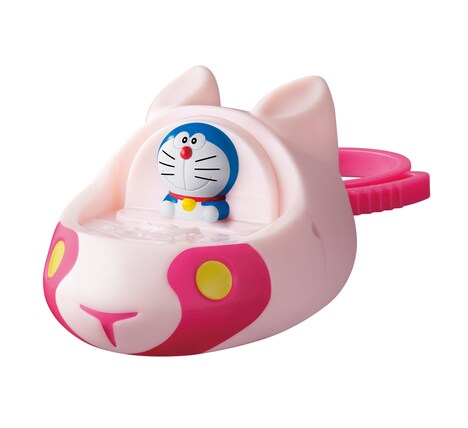 第1弾の「すすめ！ウサギカート」。後ろのかぎ型パーツを押さえるとウサギカートが飛び出す仕組み。