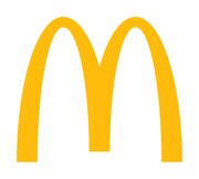 マクドナルドのロゴ。