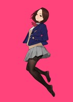 藍川レン（CV：戸松遥）。好みのタイツは60デニール。