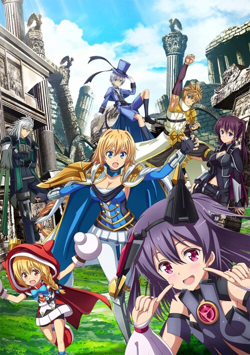 TVアニメ「叛逆性ミリオンアーサー」第2シーズンのキービジュアル。