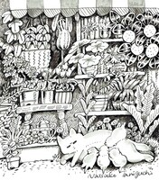 2人展「引っ越し」で展示される谷口作品。