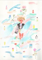 2人展「引っ越し」で展示される玉川作品。