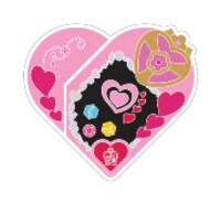 「HUGっと！プリキュア」ラバーコースターのイメージ。