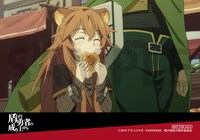 Blu-ray / DVDの早期予約キャンペーン特典のラフタリア場面写ブロマイド。