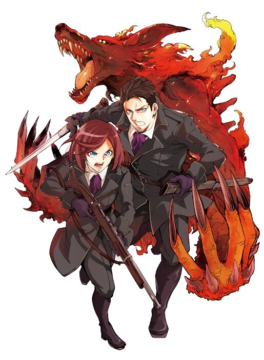 「Fairy gone フェアリーゴーン」コミカライズのカット。