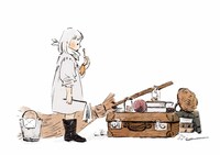 7巻の初回限定版に付属する絵本より。