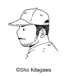 きたがわ翔による自画像。