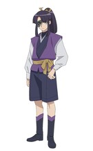 森蘭丸（CV：花守ゆみり）。二代目無限斎の側近として仕える謎の少年。