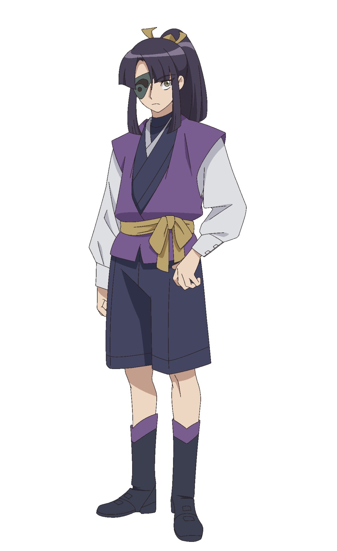 森蘭丸（CV：花守ゆみり）。二代目無限斎の側近として仕える謎の少年。