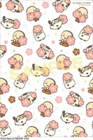 付録となっている下敷きのデザイン表面。(c)Umi Sakurai/SQUARE ENIX