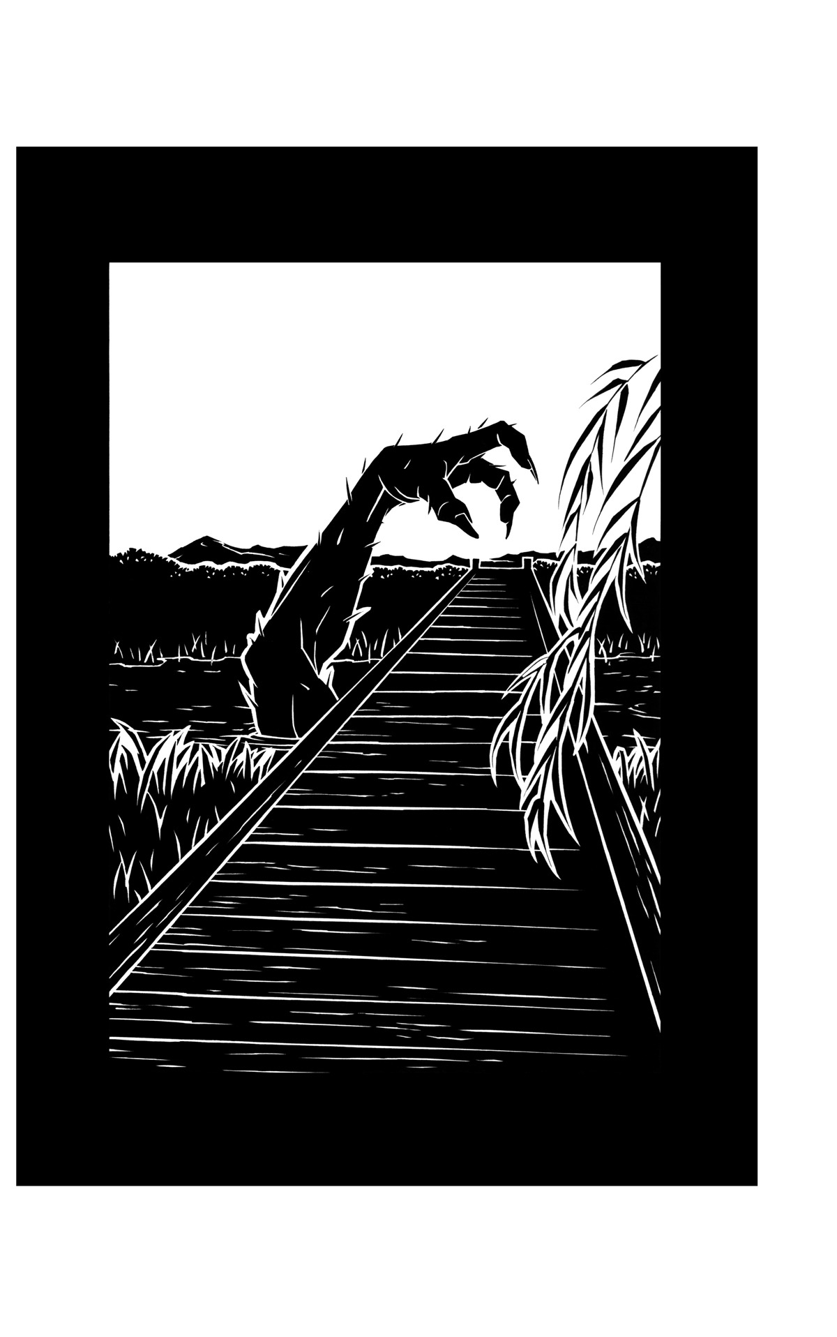 「安義橋の鬼、人をくらふ語」より。