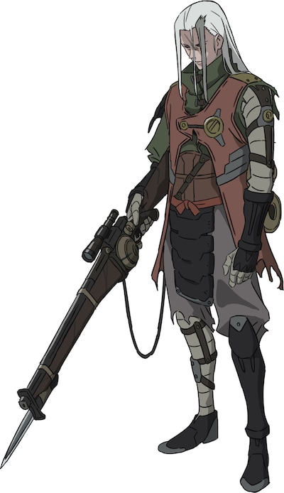 景之（CV：三木眞一郎）海門城の城主。5年前、海門に攻め寄せるカバネとの戦いで勇敢に戦うが、カバネに咬まれてしまう。自らの首を締めることで一命を取り留め、カバネリとなった。