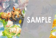 こみらの!参加書店で配布されるイラストカード。