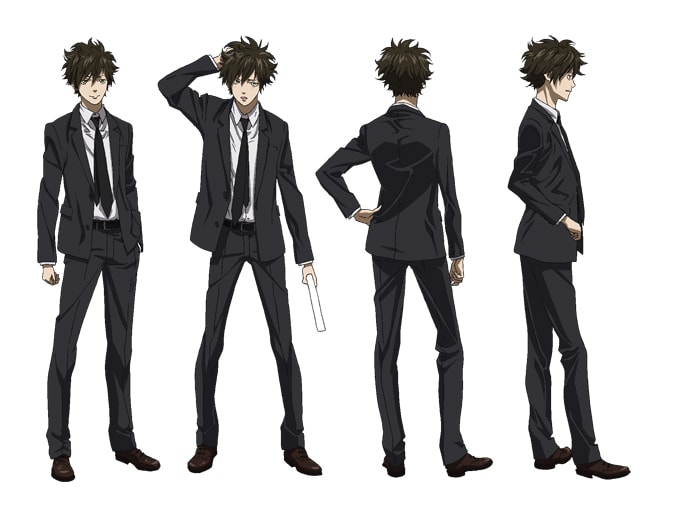 慎導灼（CV：梶裕貴）公安局刑事課一係の監視官。特A級メンタリストであり、高度な共感により精神的ボーダーラインを越境し追跡対象者になりきる能力を持つ。明るく物怖じしない性格。過去の事件が原因で、自宅の車の中でしか眠れない。