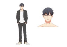 上ノ山立夏（CV：内田雄馬）の設定画。