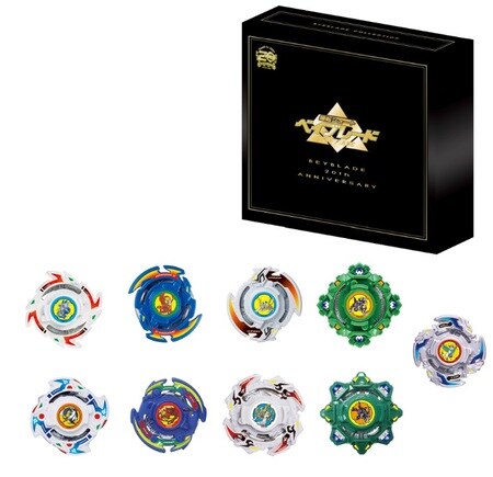 「ベイブレードバースト B-00 爆転シュート ベイブレード 20周年記念セット」(c)Hiro Morita, BBBProject, TV TOKYO (c) 青木たかお・ベイブレードプロジェクト (c)ＴＯＭＹ