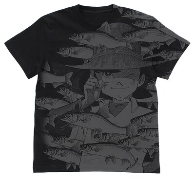 「釣りキチ三平 オールプリントTシャツ」
