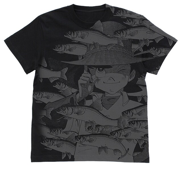 「釣りキチ三平 オールプリントTシャツ」