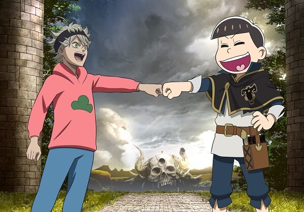 おそ松が 黒の暴牛 に仲間入り えいがのおそ松さん と ブラクロ がコラボ コミックナタリー