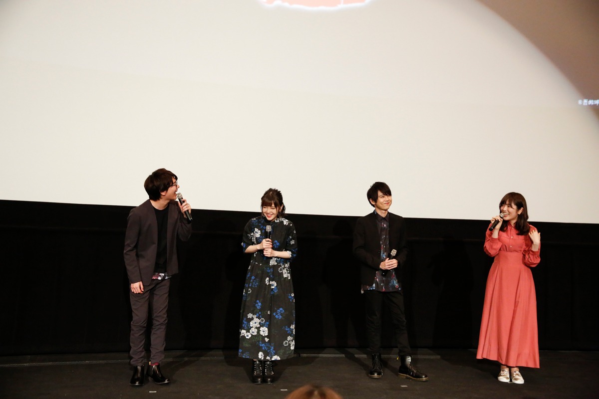 アニメ「鬼滅の刃 兄妹の絆」ワールドプレミアの様子。