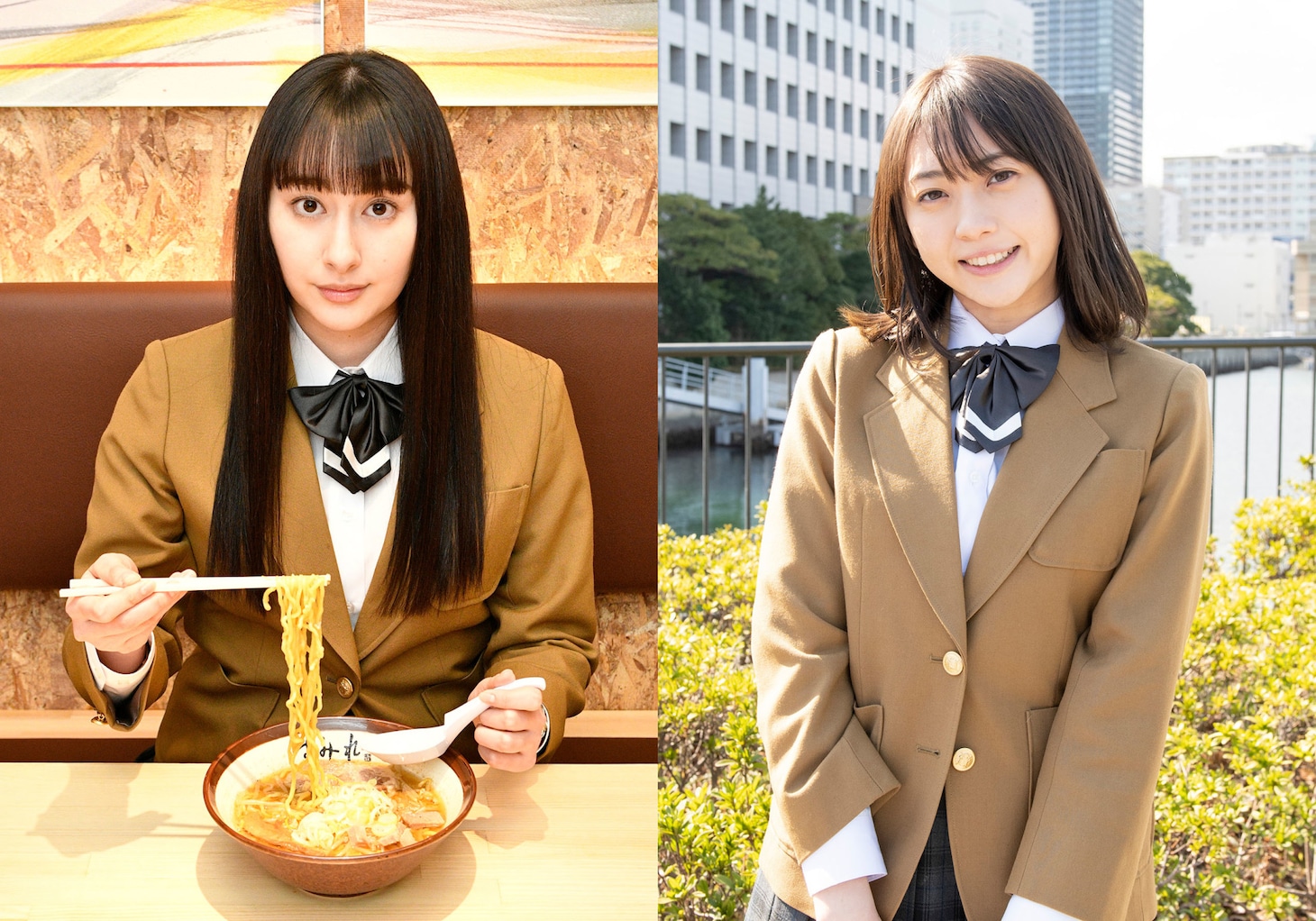 左から早見あかり、木崎ゆりあ。
