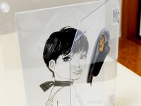 松田洋子×清田聡による出展作品一部。題材はバロン吉元「どん亀野郎」。