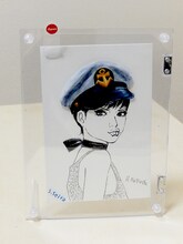 松田洋子×清田聡による出展作品一部。題材はバロン吉元「どん亀野郎」。