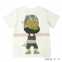 「ONE PIECE」と「つながるTシャツ」のコラボアイテム（子供用）。