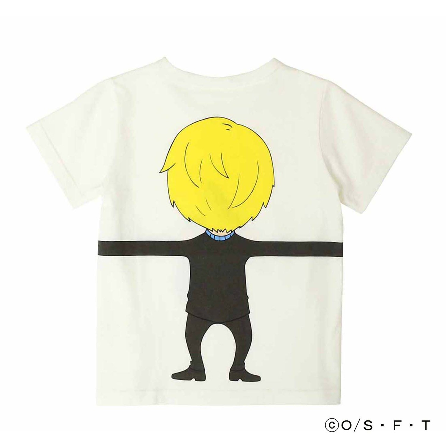 「ONE PIECE」と「つながるTシャツ」のコラボアイテム（子供用）。