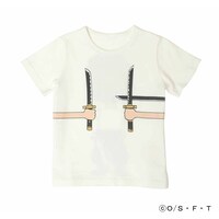 「ONE PIECE」と「つながるTシャツ」のコラボアイテム（子供用）。