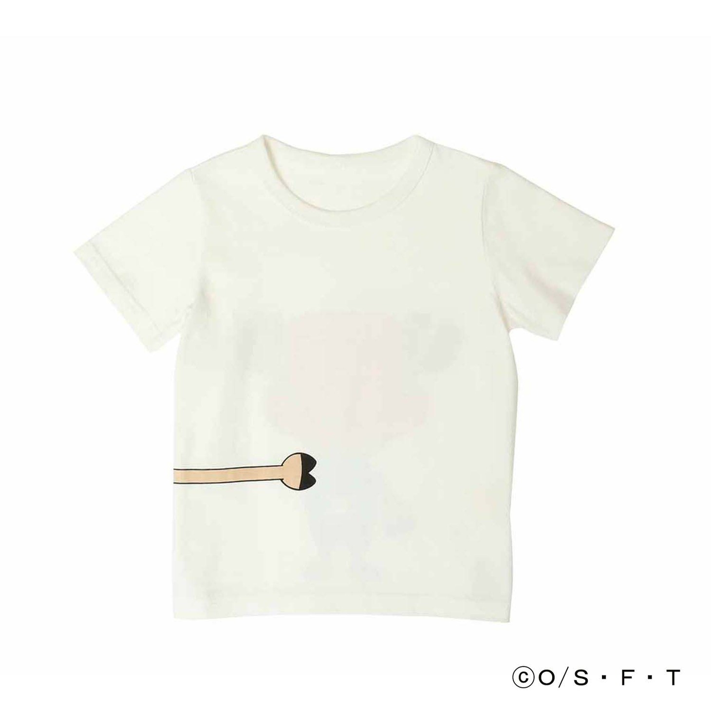 「ONE PIECE」と「つながるTシャツ」のコラボアイテム（子供用）。