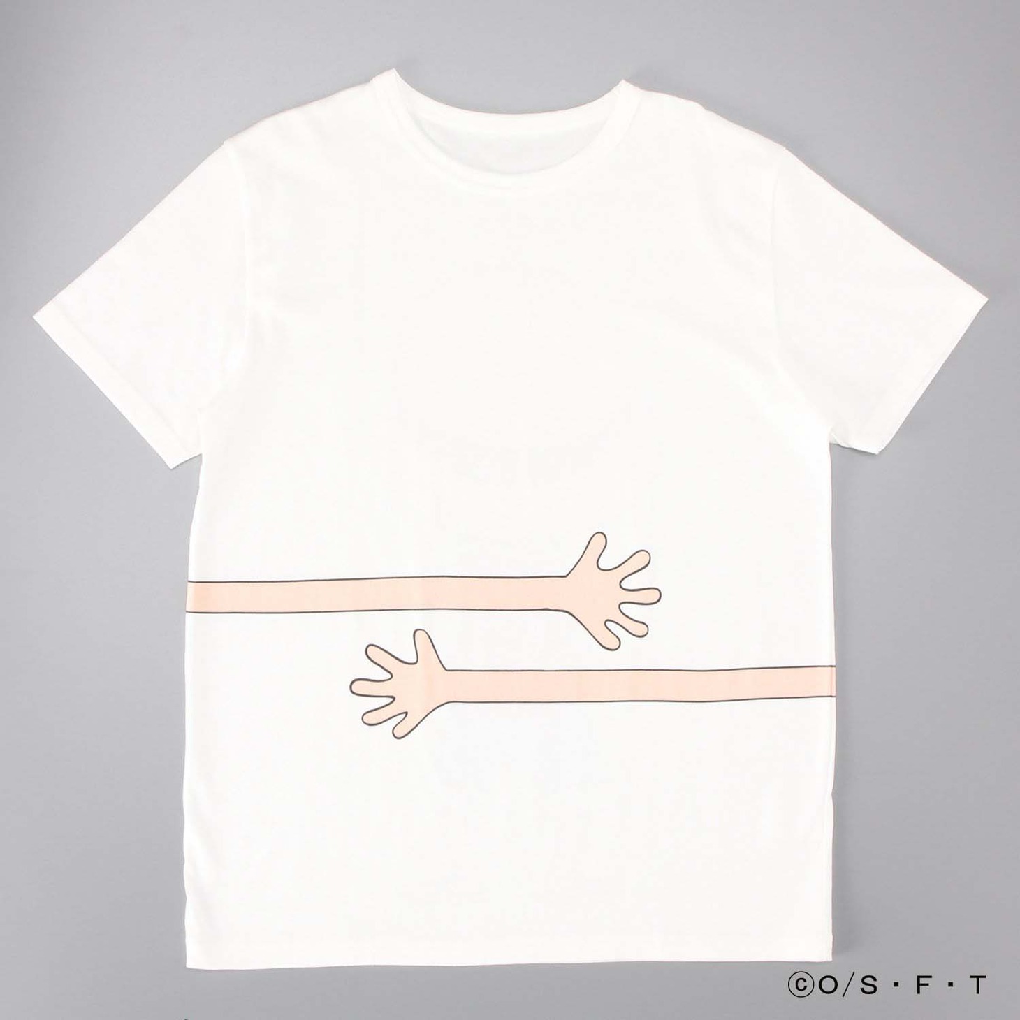 「ONE PIECE」と「つながるTシャツ」のコラボアイテム（大人用）。