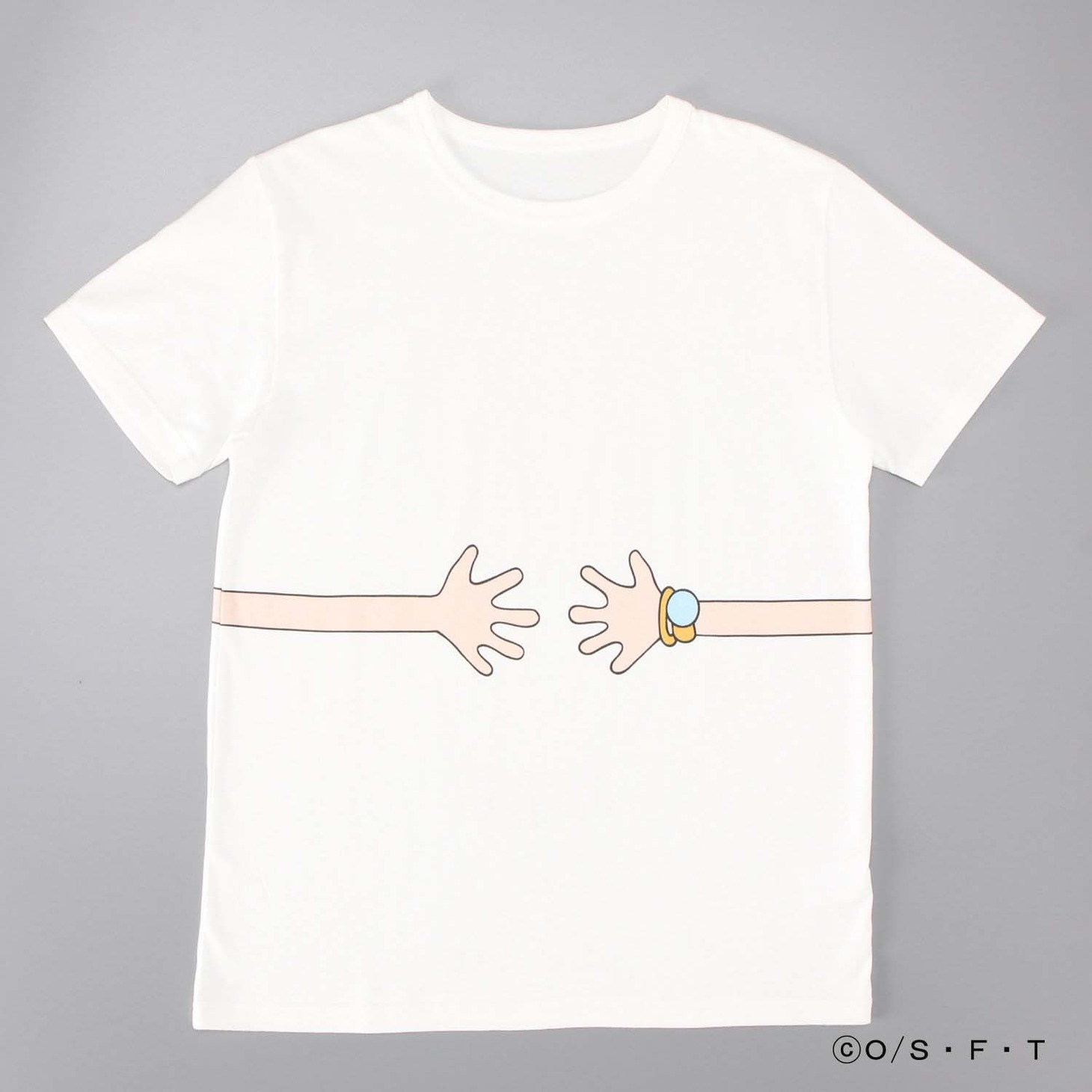 「ONE PIECE」と「つながるTシャツ」のコラボアイテム（大人用）。