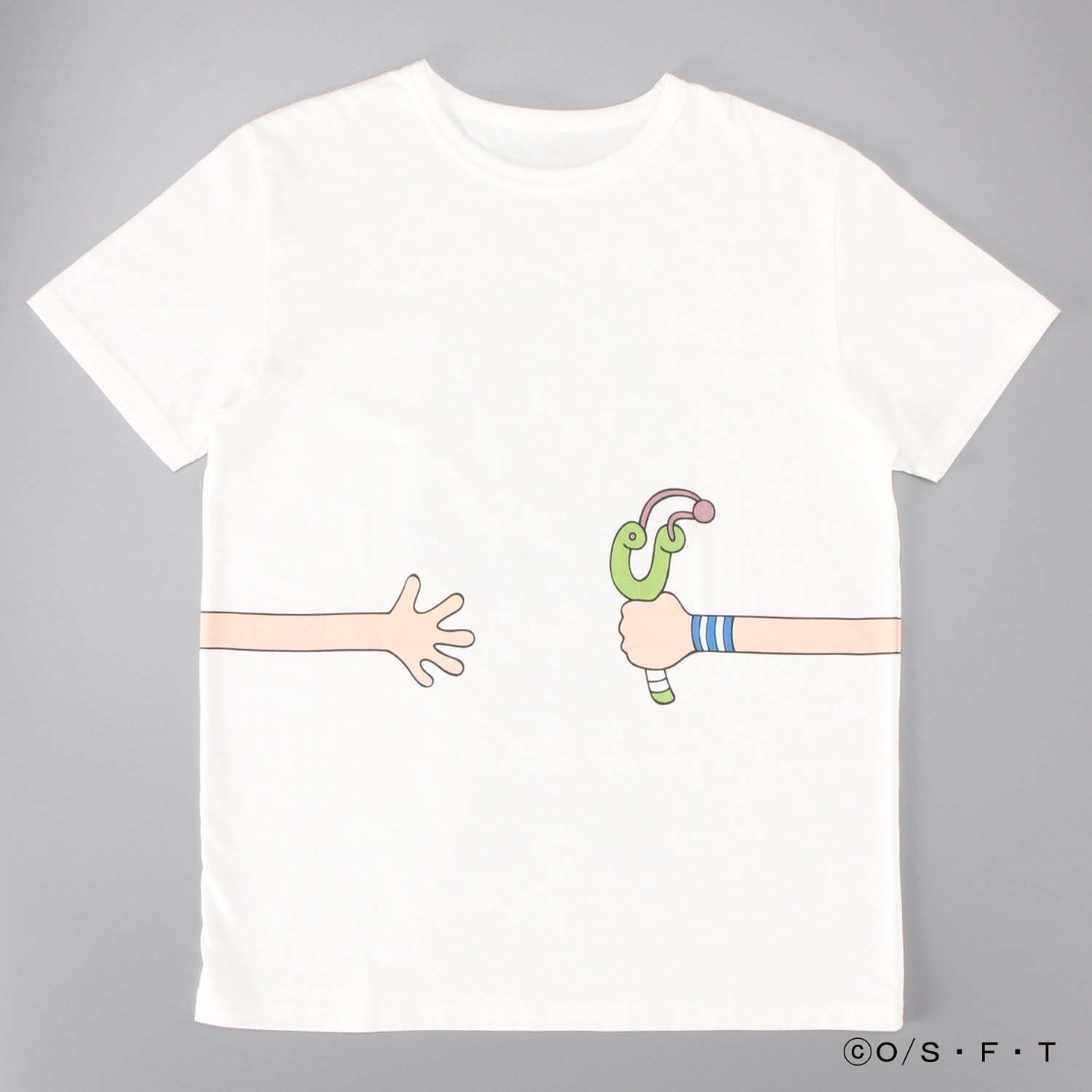 「ONE PIECE」と「つながるTシャツ」のコラボアイテム（大人用）。